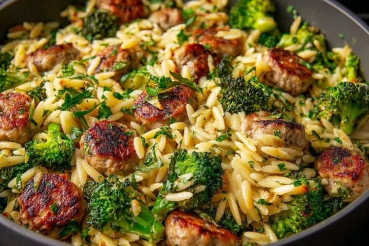 Sausage Broccoli Orzo