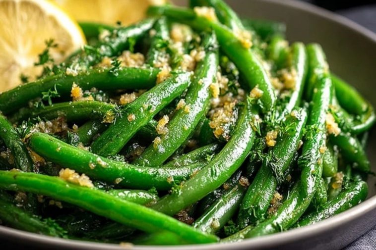Savory Garlic Butter Green Beans