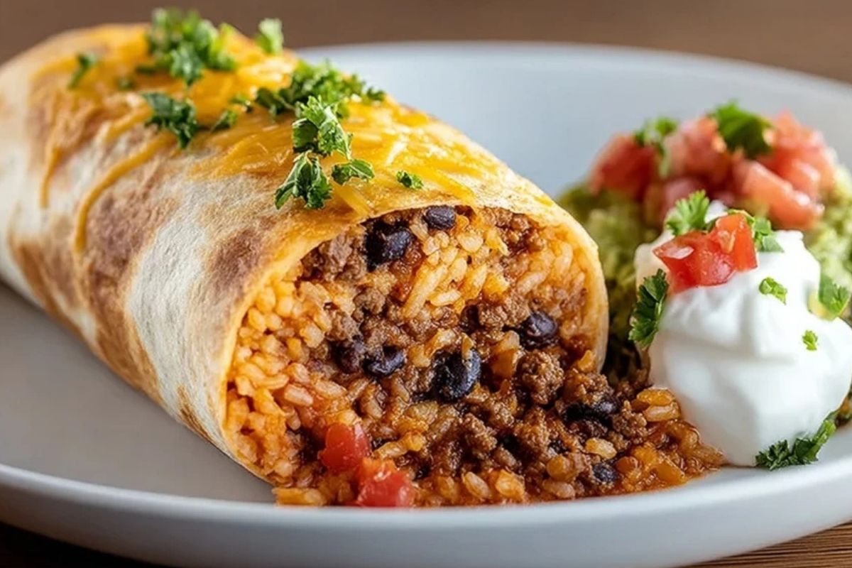 The Ultimate Stuffed Beef Burrito