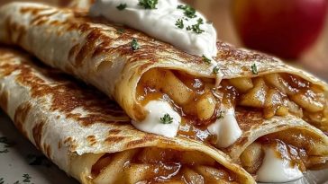 Apple Cinnamon Breakfast Quesadillas