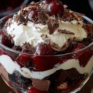 Best Layered Black Forest Trifle
