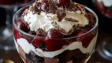 Best Layered Black Forest Trifle