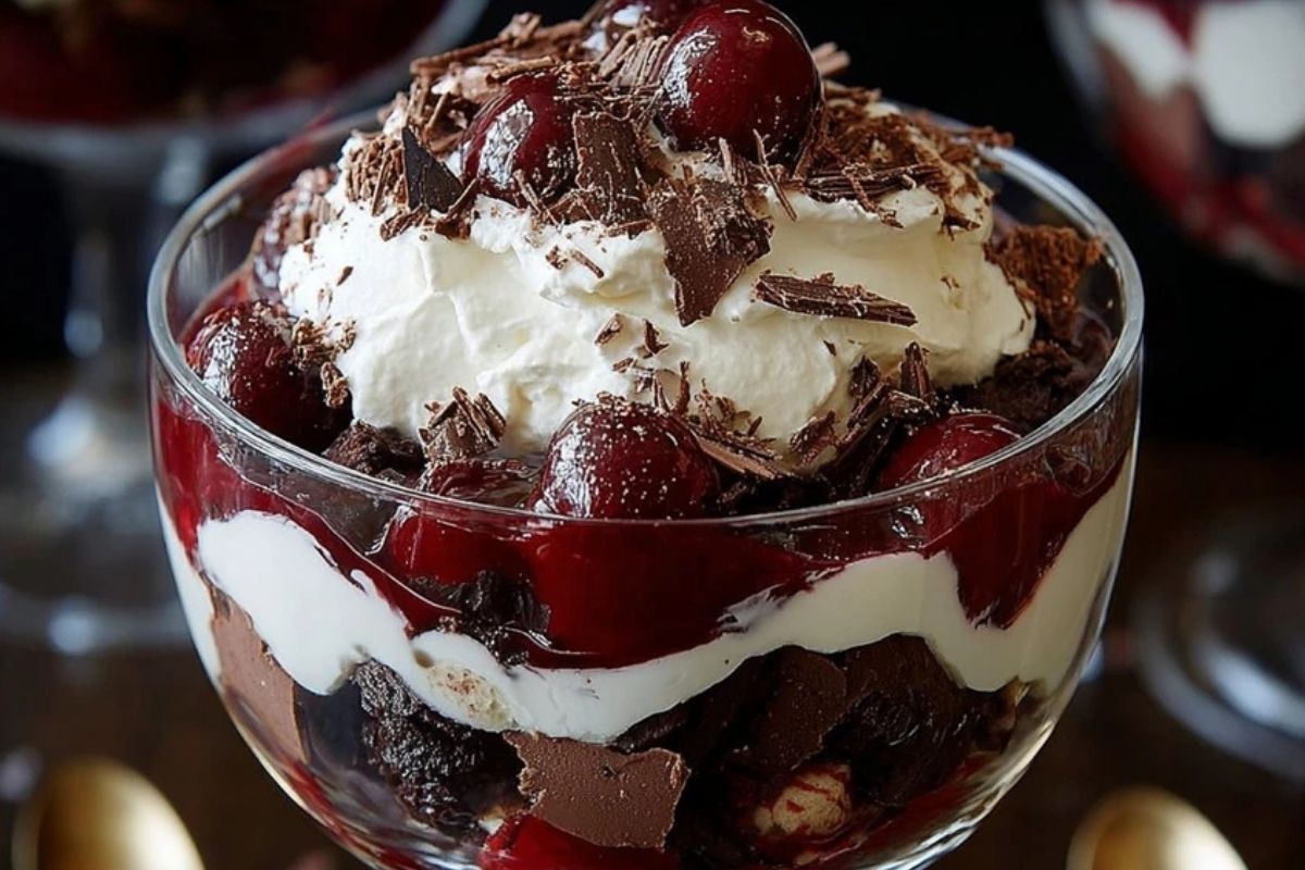 Best Layered Black Forest Trifle