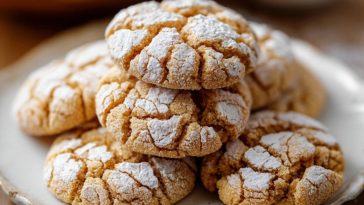 Brown Butter Cinnamon Crinkle Cookies