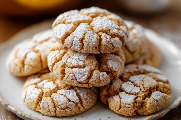 Brown Butter Cinnamon Crinkle Cookies