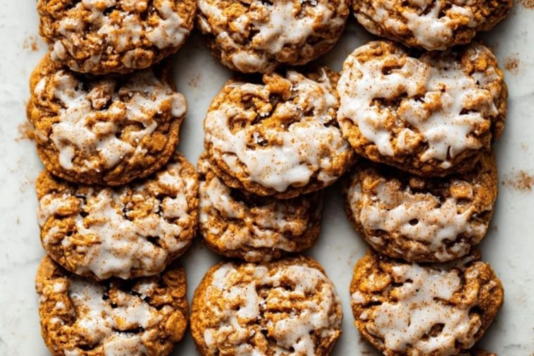 Brown Butter Pumpkin Oatmeal Cookies