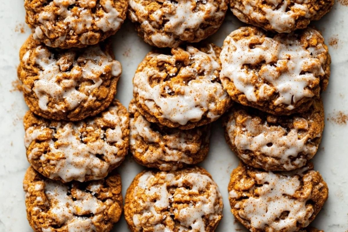 Brown Butter Pumpkin Oatmeal Cookies