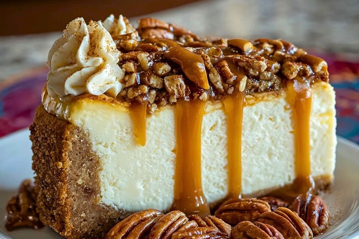 Browned Butter Pecan Cheesecake