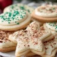 Christmas Eggnog Sugar Cookies