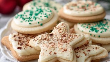 Christmas Eggnog Sugar Cookies