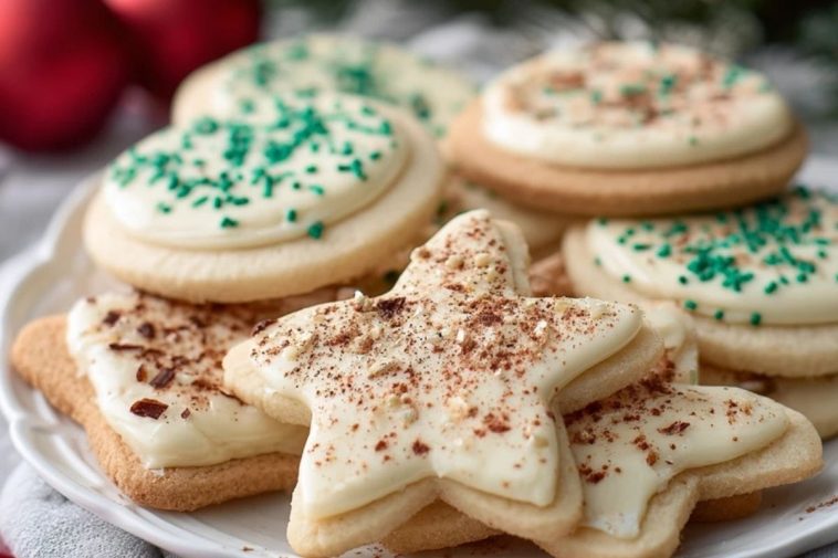 Christmas Eggnog Sugar Cookies