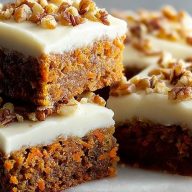 Decadent Carrot Cake Bars with Cream Cheese Frosting