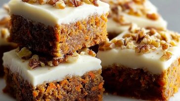 Decadent Carrot Cake Bars with Cream Cheese Frosting