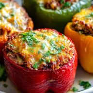 Easy Baked Stuffed Peppers