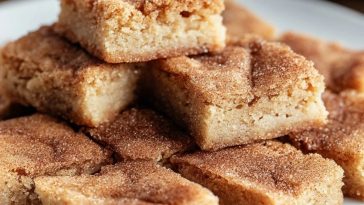 Easy Cinnamon Sugar Blondies