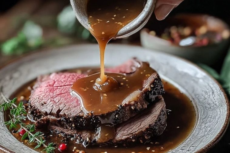 Easy Prime Rib Au Jus Sauce