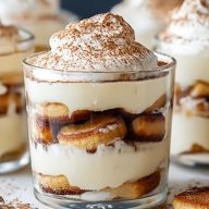 Eggnog Tiramisu Cups
