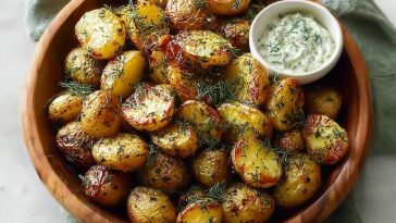 Golden Herb Roasted Baby Potatoes