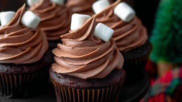 Hot Cocoa Cupcakes