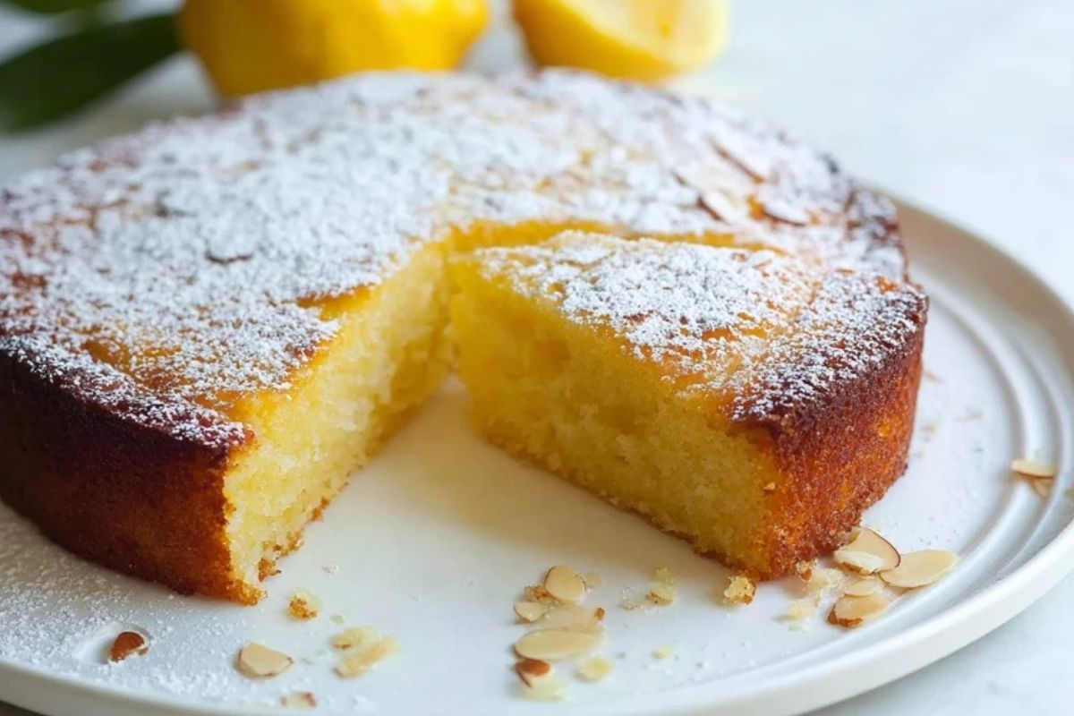 Lemon Almond Flourless Cake