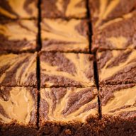Peanut Butter Swirl Brownies