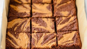 Peanut Butter Swirl Brownies