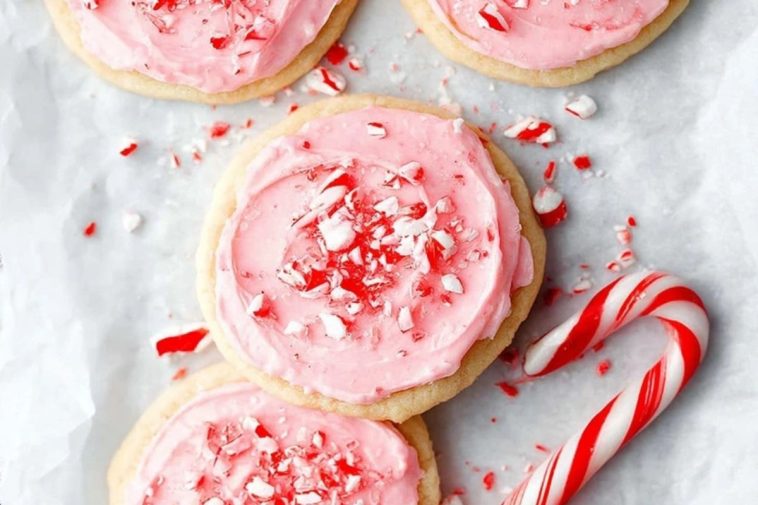 Peppermint Sugar Cookies