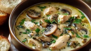 Rotisserie Chicken Mushroom Soup