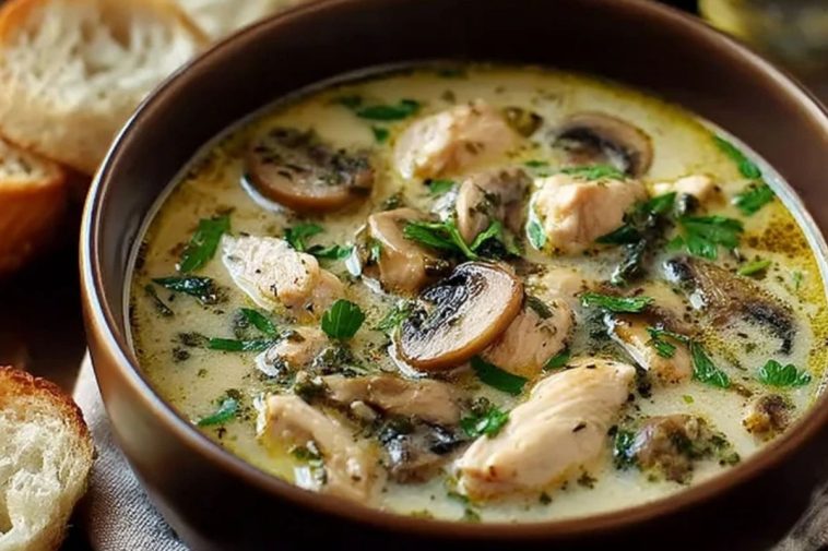 Rotisserie Chicken Mushroom Soup