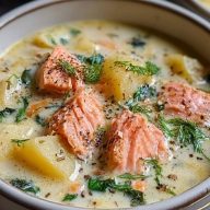 Smoked Salmon Potato Chowder