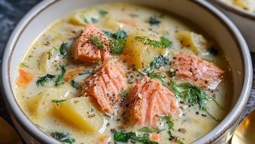 Smoked Salmon Potato Chowder