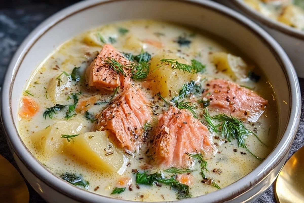 Smoked Salmon Potato Chowder