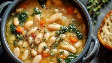 Easy Tuscan White Bean Soup