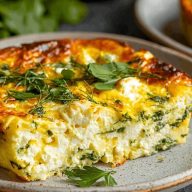 Healthy Cottage Cheese Egg Bake