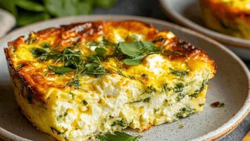 Healthy Cottage Cheese Egg Bake