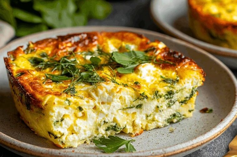 Healthy Cottage Cheese Egg Bake