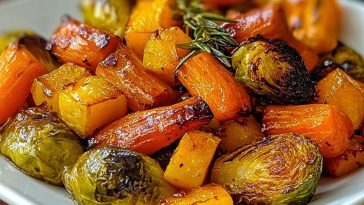 Maple Roasted Thanksgiving Veggies
