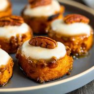 Maple Roasted Sweet Potato Bites