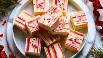 Peppermint Christmas Fudge