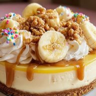 Banana Pudding Cheesecake Creation
