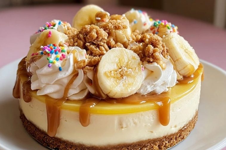 Banana Pudding Cheesecake Creation