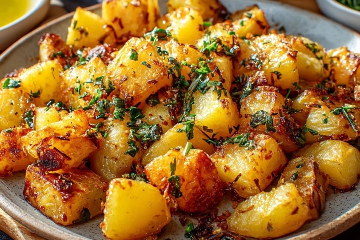 Batata Harra (Lemony Crispy Roasted Potatoes)