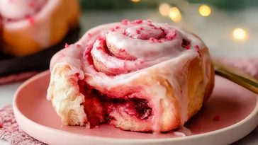 Best Pink Cinnamon Rolls