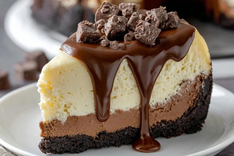 Boston Chocolate Cream Pie Cheesecake
