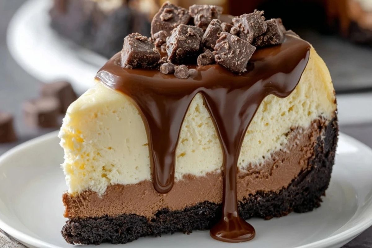 Boston Chocolate Cream Pie Cheesecake