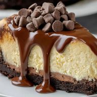 Boston Cream Pie Cheesecake
