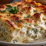 Chicken Alfredo Lasagna