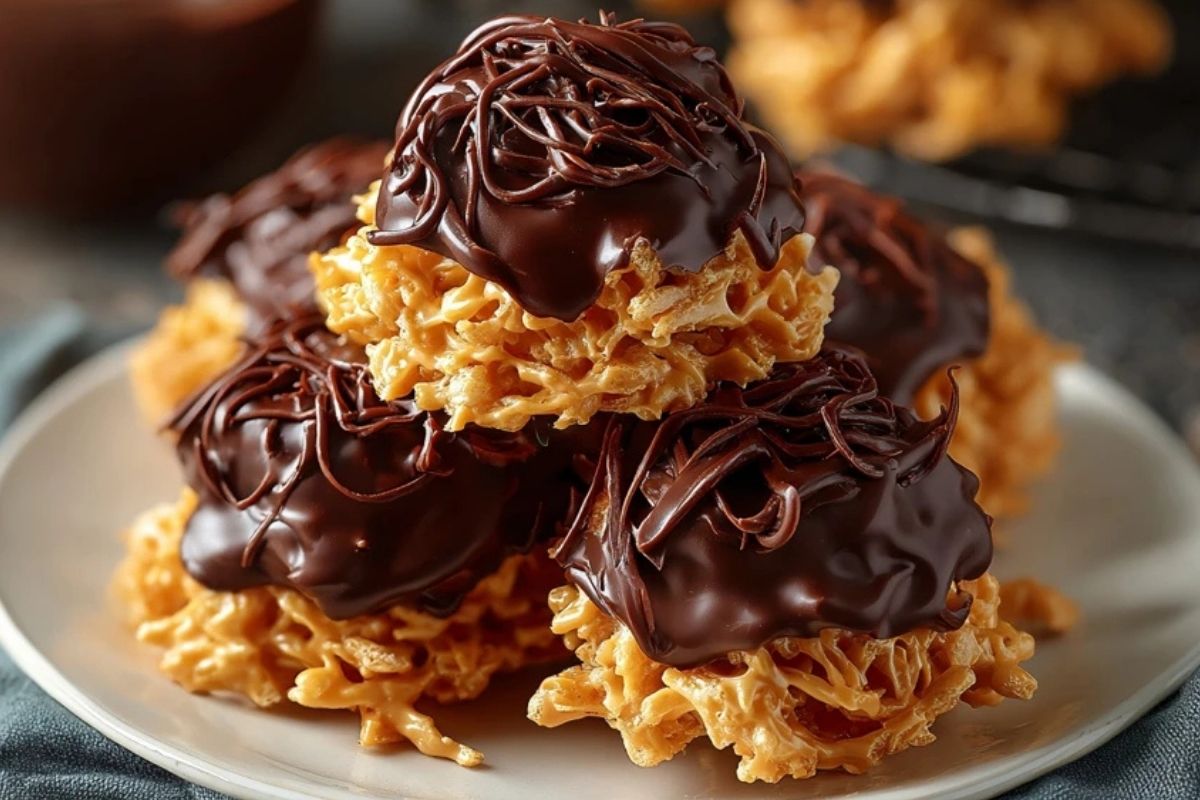 Chocolate Peanut Butter Haystacks