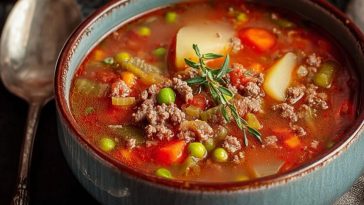 Classic Ground Beef Soup
