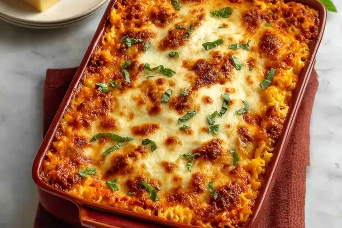 Cottage Cheese Pasta Bake